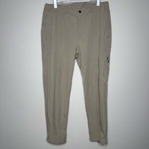 Mack Weldon Performance Pants XL Khaki Stretch Lightweight